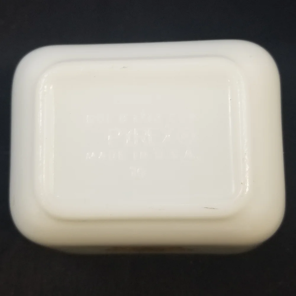 VINTAGE PYREX WHITE WITH BUTTERFLY GOLD DESIGN #501-B